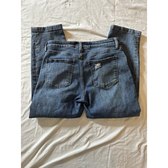 Kut From The Kloth Sienna Boyfriend Jeans Sz 8 | Baggy Crop - Picture 6 of 6